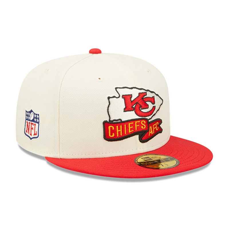 59fifty New Era Kansas City Chiefs NFL Sideline 2022 Fitted Gorras Blancos | VS6042795