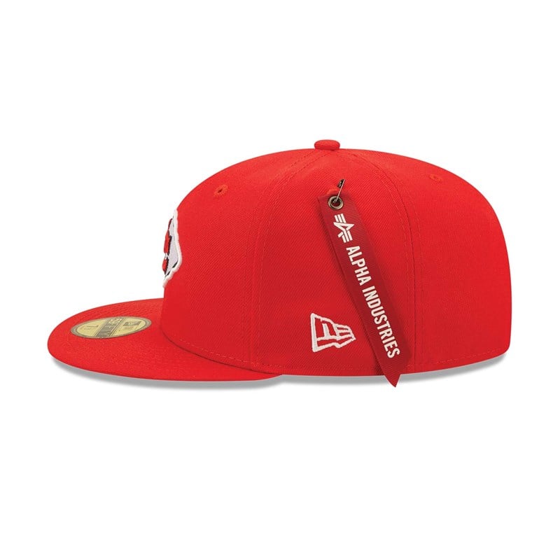 59fifty New Era Kansas City Chiefs X Alpha Industries Fitted Gorras Rojos | EJ9165782