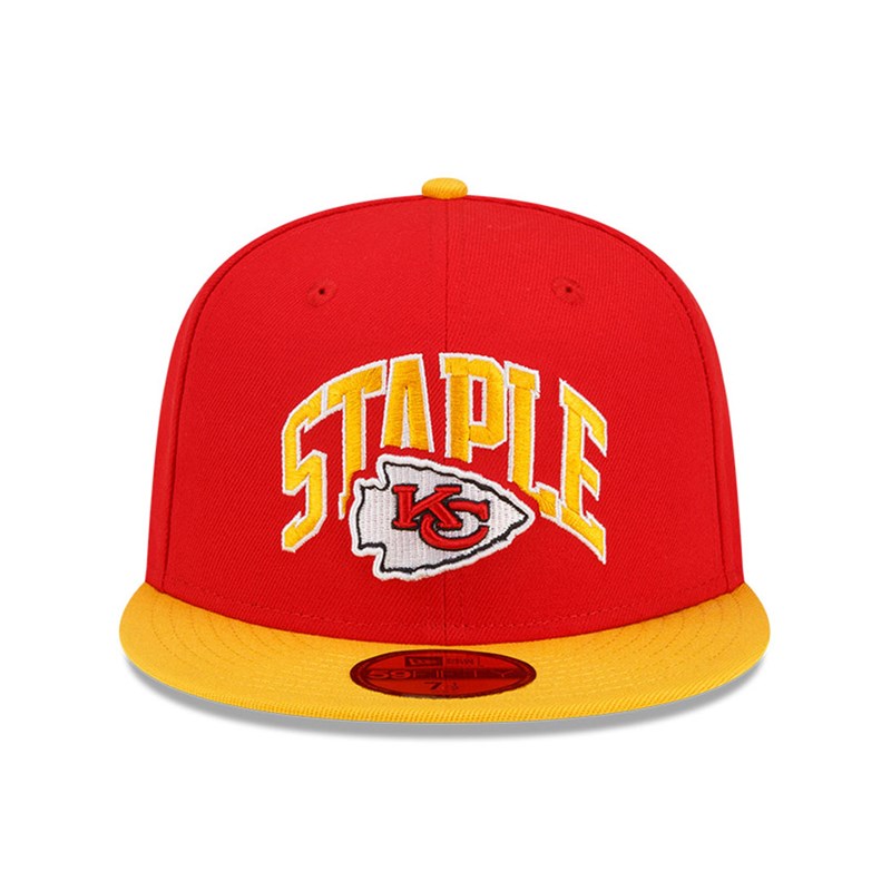 59fifty New Era Kansas City Chiefs X Staple Fitted Gorras Rojos | AR0716284