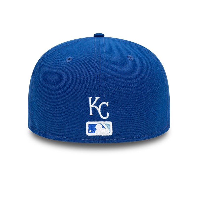 59fifty New Era Kansas City Royals Side Patch Bloom Fitted Gorras Azules | VO1302865