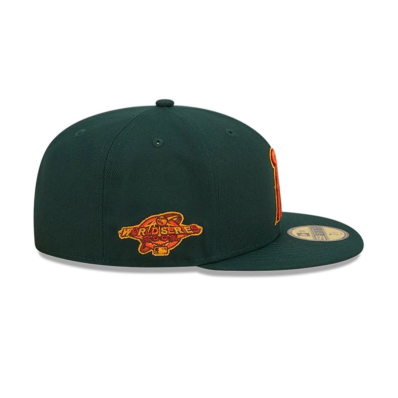 59fifty New Era La Angels Leafy Fitted Gorras Verdes | ME9216753