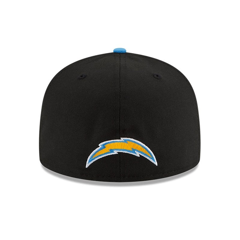 59fifty New Era La Chargers NFL Draft Fitted Gorras Negros | BY0746923