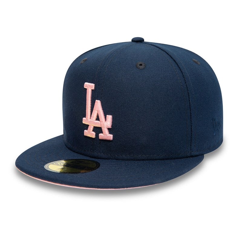 59fifty New Era La Dodgers 100th Anniversary Fitted Gorras Azules | LY9714806