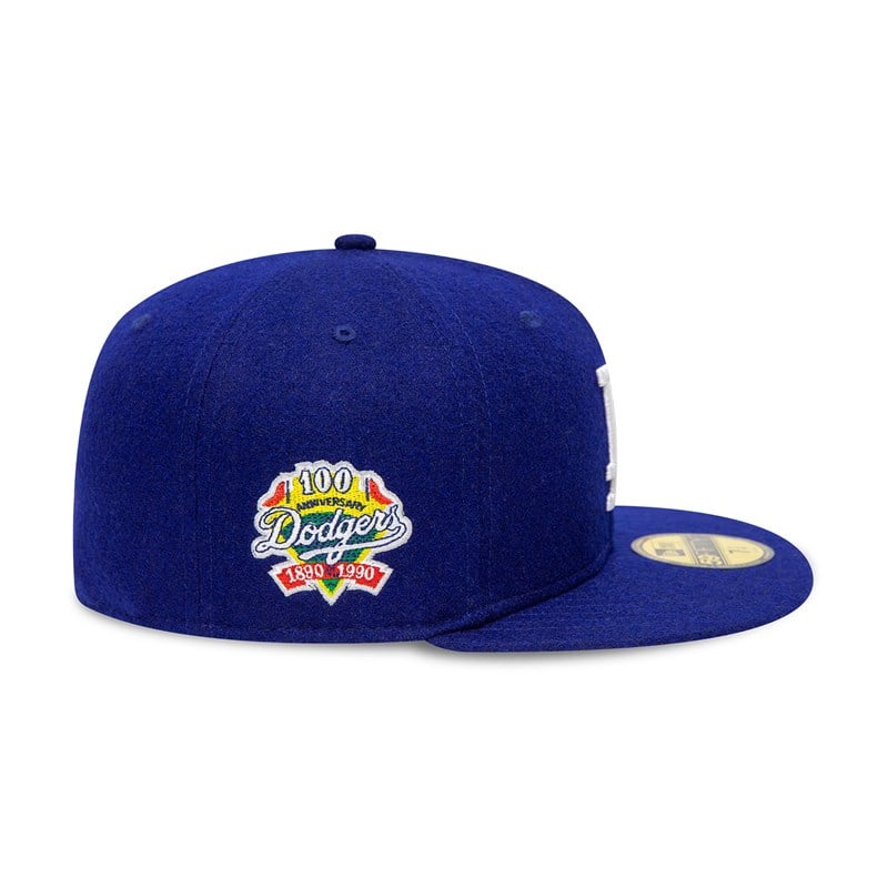 59fifty New Era La Dodgers Anniversary Fitted Gorras Azules | IT0426189