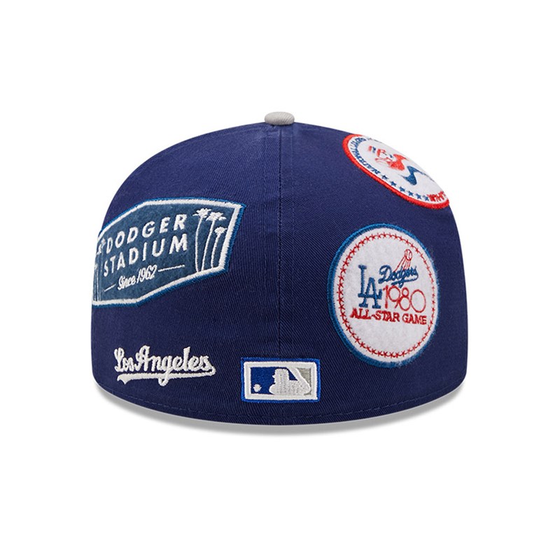 59fifty New Era La Dodgers Cooperstown Patch Gorras Azules | AE4926075