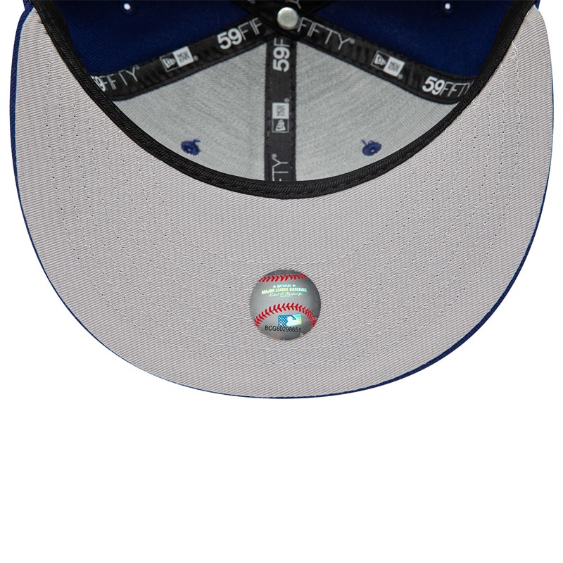 59fifty New Era La Dodgers Dual Logo Fitted Gorras Azules | PK9682741