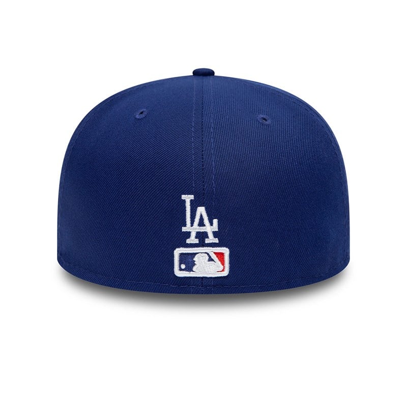 59fifty New Era La Dodgers Dual Logo Fitted Gorras Azules | PK9682741