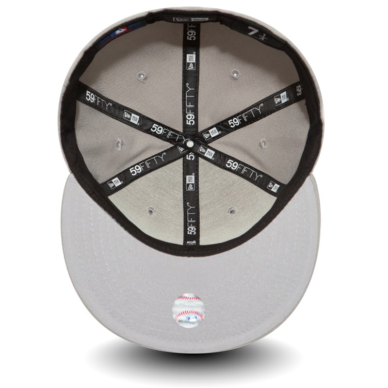 59fifty New Era La Dodgers Essential Gorras Grises | GY6308174