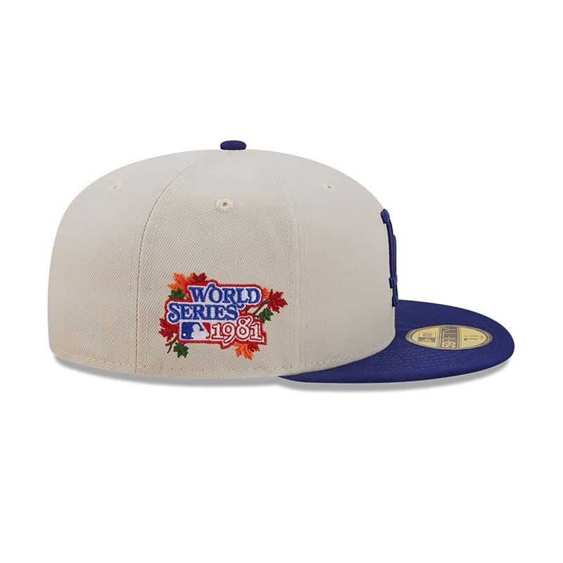 59fifty New Era La Dodgers Fall Classic Fitted Gorras Blancos | AZ3257968