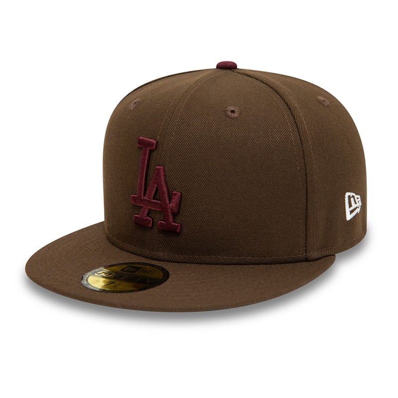 59fifty New Era La Dodgers Fall Colours Fitted Gorras Marrom | PC6208314