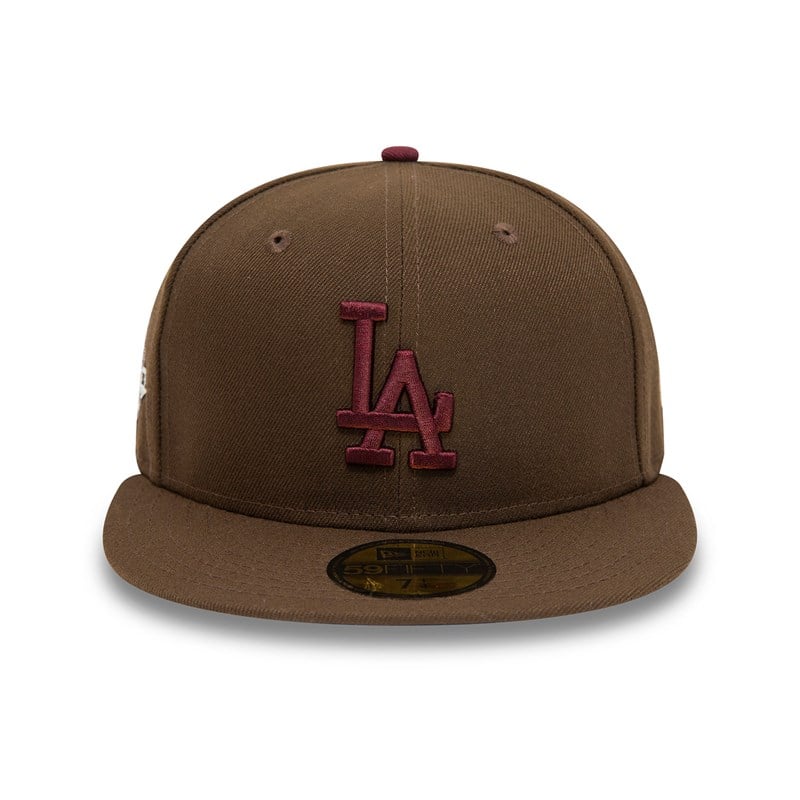 59fifty New Era La Dodgers Fall Colours Fitted Gorras Marrom | PC6208314