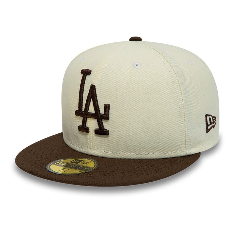 59fifty New Era La Dodgers Fitted Gorras Blancos | AD5914086