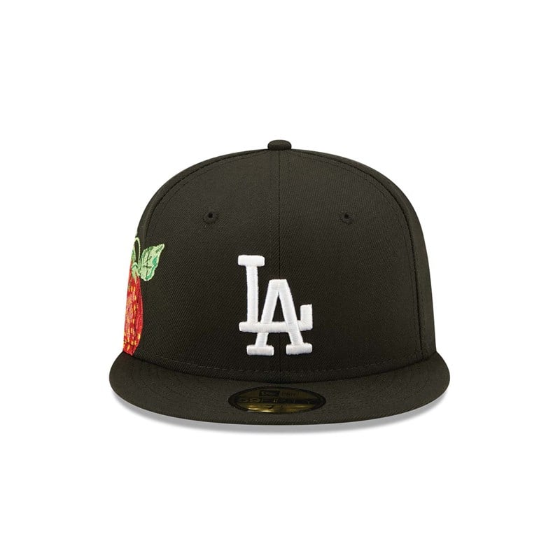 59fifty New Era La Dodgers Fruit Fitted Gorras Negros | VL8561049