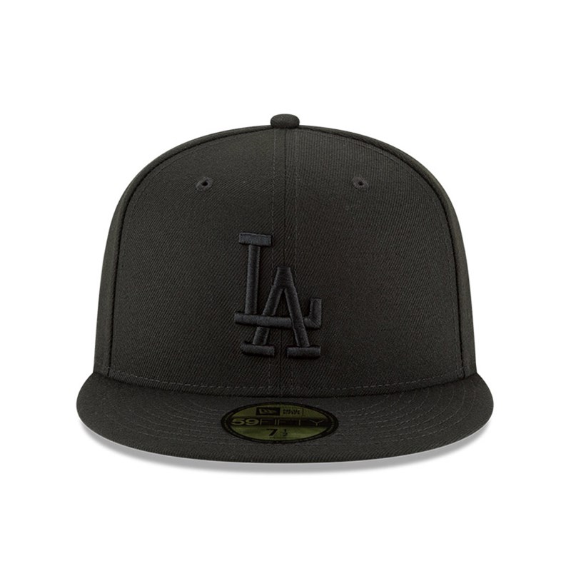 59fifty New Era La Dodgers MLB Basic Fitted Gorras Negros | PJ9673502