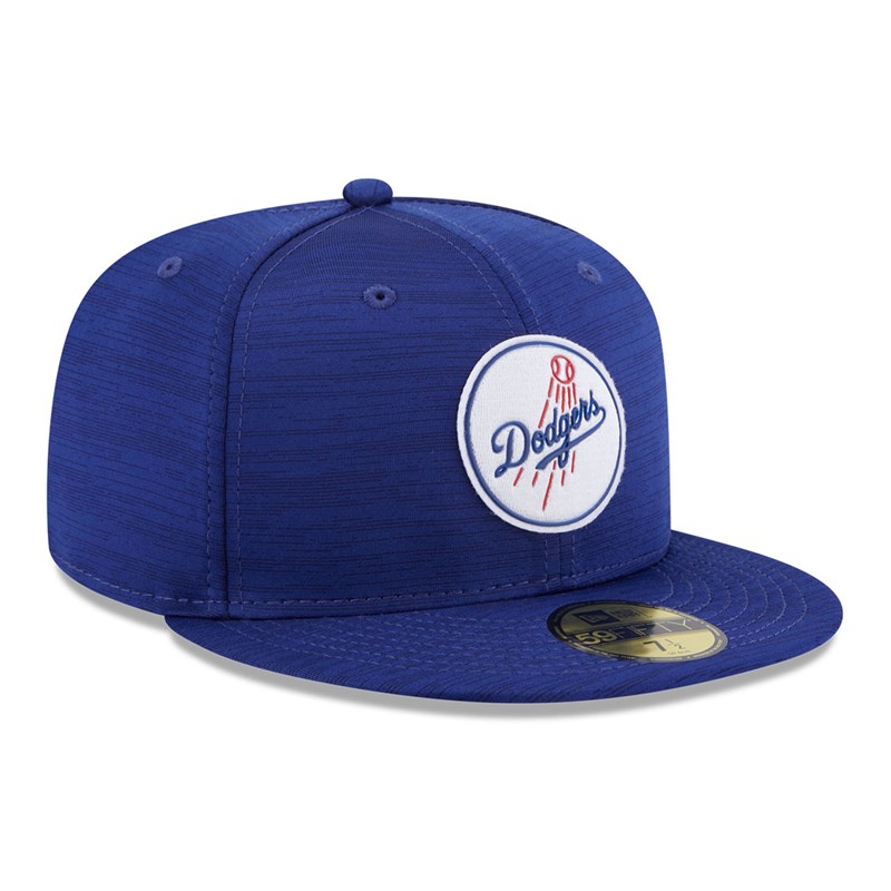 59fifty New Era La Dodgers MLB Clubhouse Fitted Gorras Azules | VL5042163