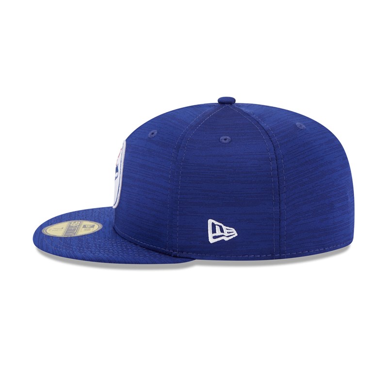 59fifty New Era La Dodgers MLB Clubhouse Fitted Gorras Azules | VL5042163