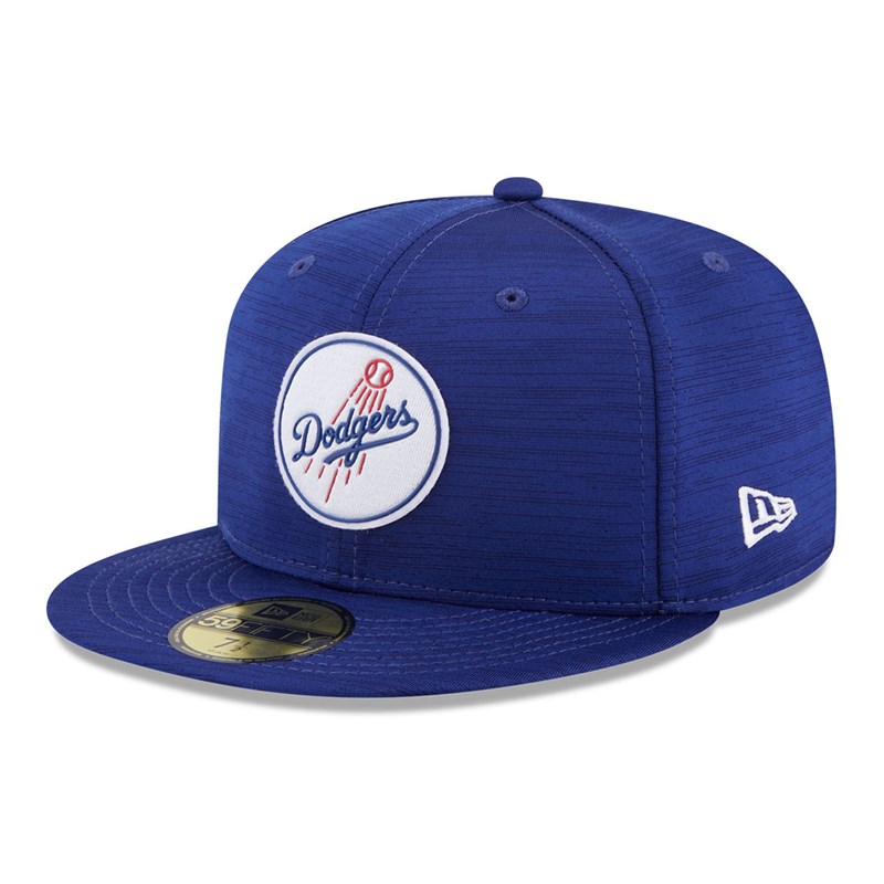 59fifty New Era La Dodgers MLB Clubhouse Fitted Gorras Azules | VL5042163