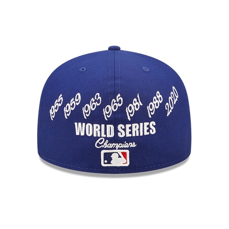 59fifty New Era La Dodgers MLB Crown Champs Fitted Gorras Azules | JN4785023