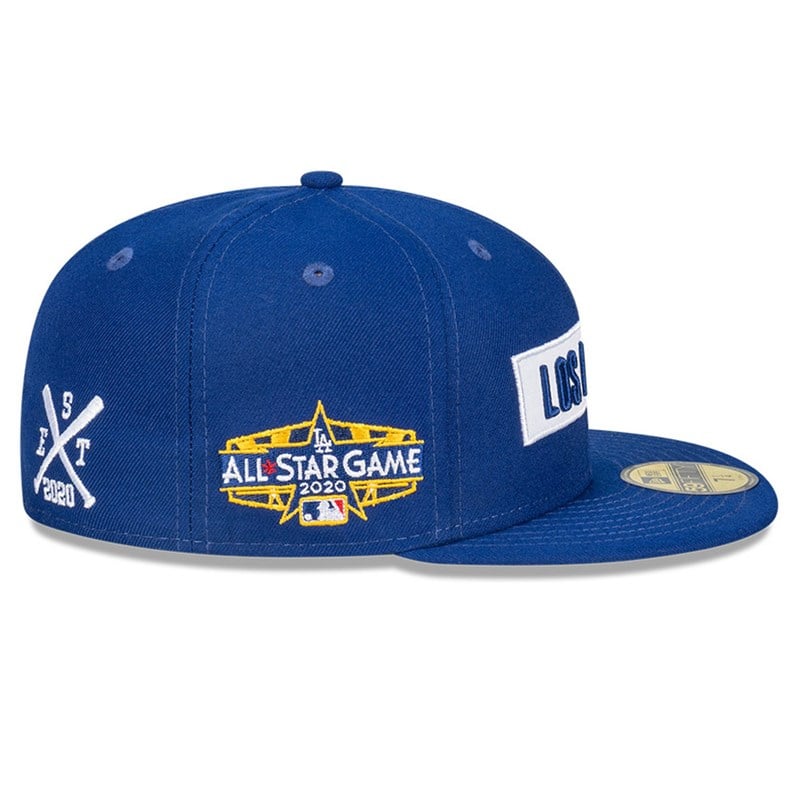 59fifty New Era La Dodgers MLB Fan Pack Fitted Gorras Azules | RW2016748