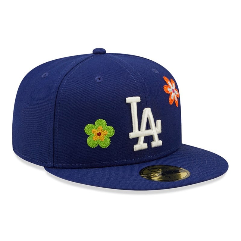 59fifty New Era La Dodgers MLB Fitted Gorras Azules | GU8356024