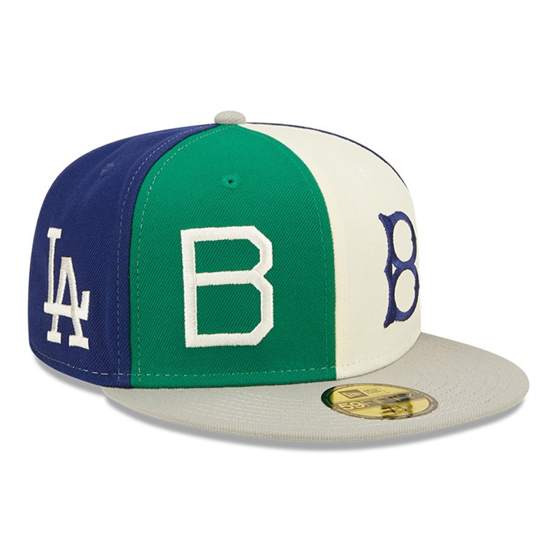 59fifty New Era La Dodgers MLB Logo Pinwheel Fitted Gorras Multi | BV0712694