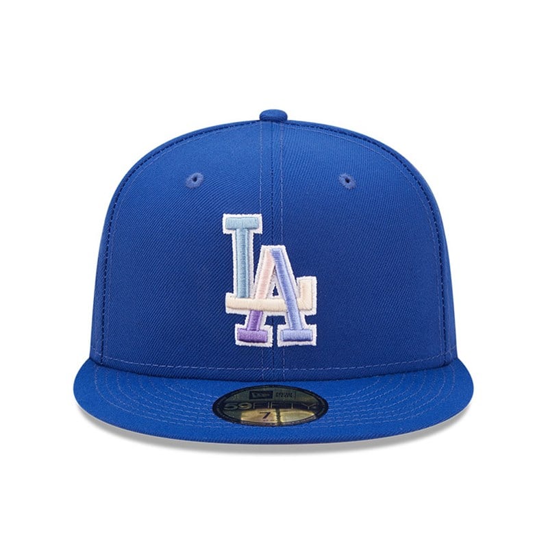 59fifty New Era La Dodgers MLB Nightbreak Team Fitted Gorras Azules | YC9531027