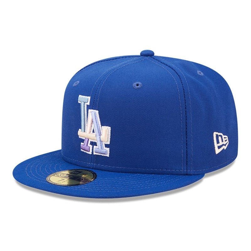 59fifty New Era La Dodgers MLB Nightbreak Team Fitted Gorras Azules | YC9531027