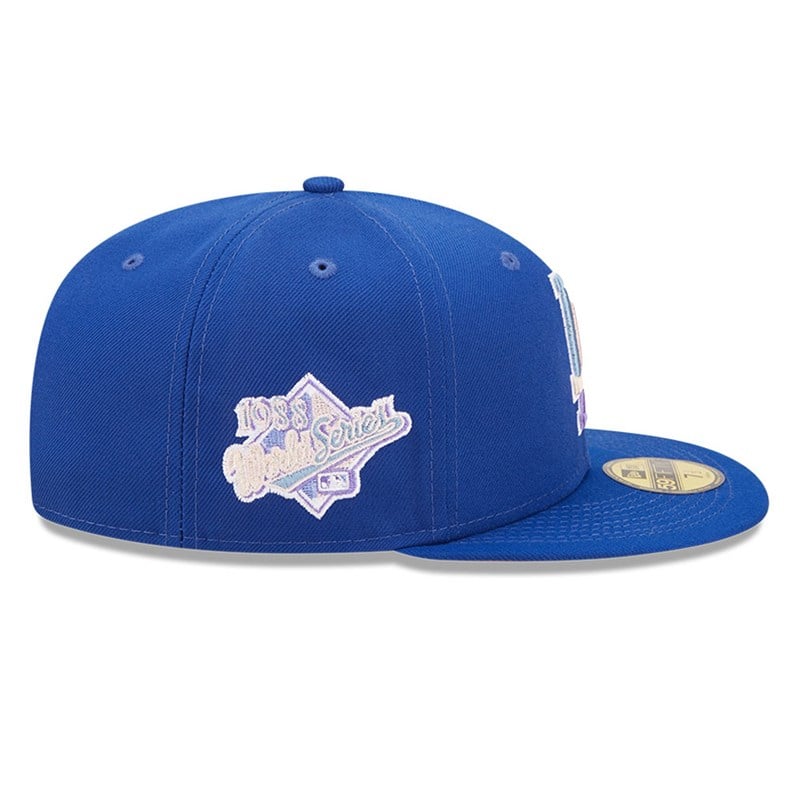 59fifty New Era La Dodgers MLB Nightbreak Team Fitted Gorras Azules | YC9531027