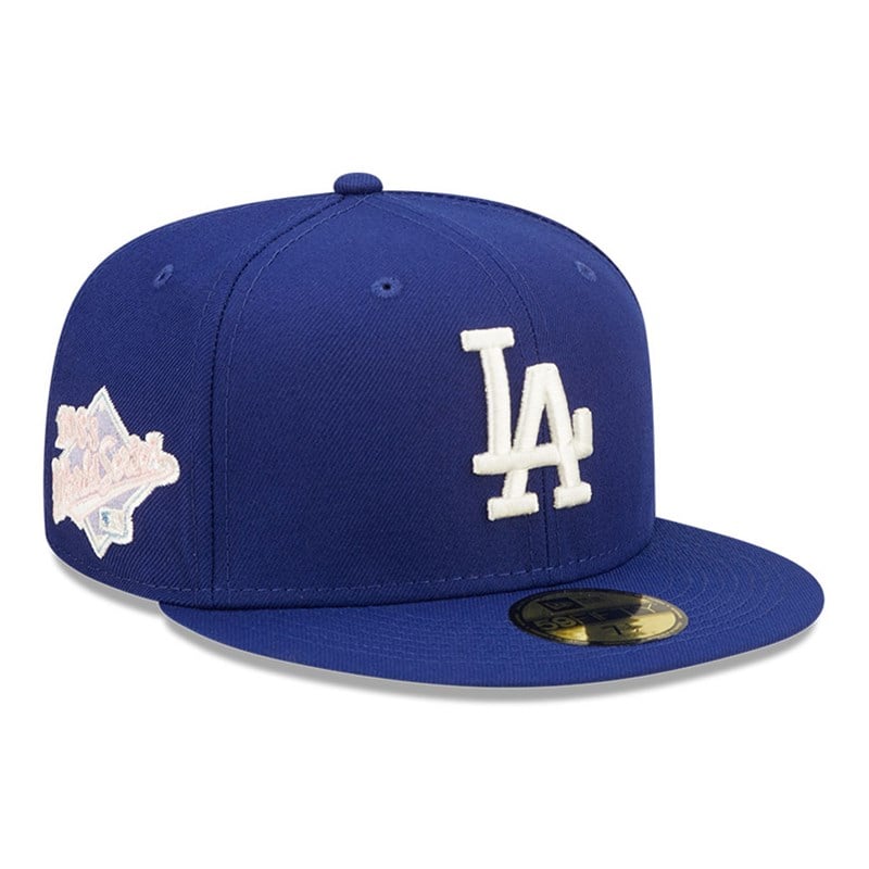 59fifty New Era La Dodgers MLB Pop Sweat Fitted Gorras Azules | VB8309275