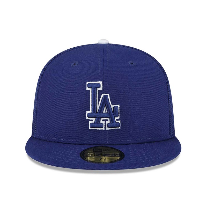 59fifty New Era La Dodgers MLB Spring Entrenamiento Fitted Gorras Azules | NB6287401