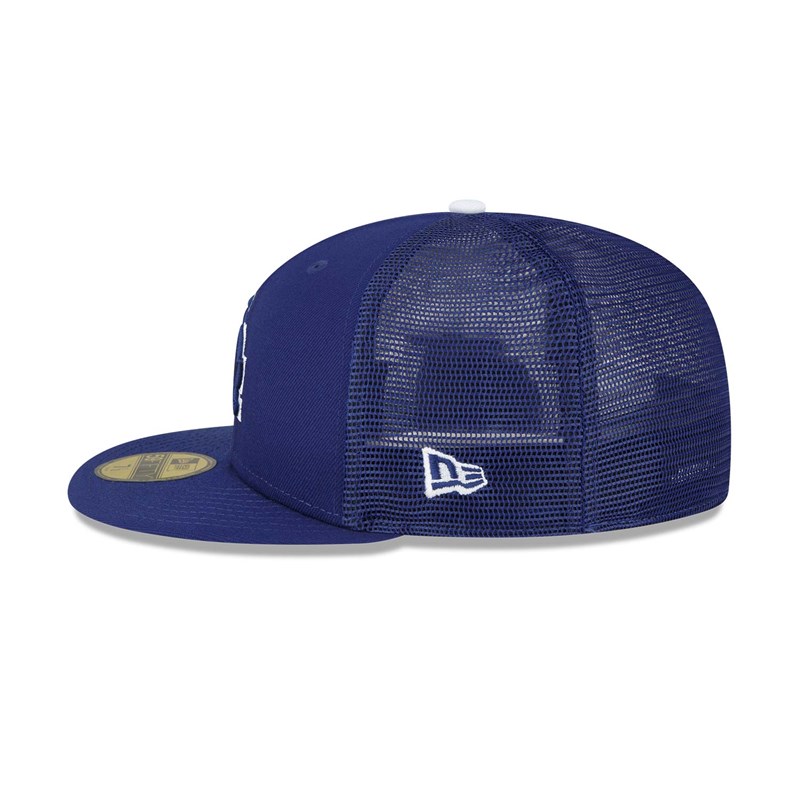 59fifty New Era La Dodgers MLB Spring Entrenamiento Fitted Gorras Azules | NB6287401