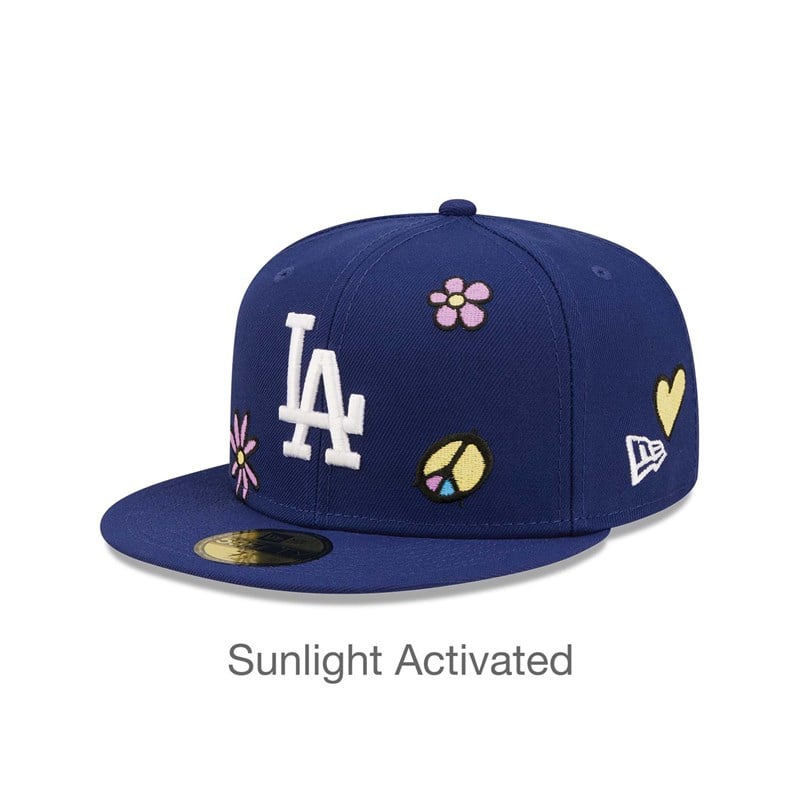 59fifty New Era La Dodgers MLB Sunlight Pop Gorras Azules | CT8209135