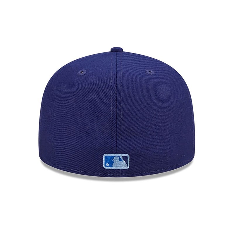 59fifty New Era La Dodgers Monocamo Fitted Gorras Azules | XB6425187