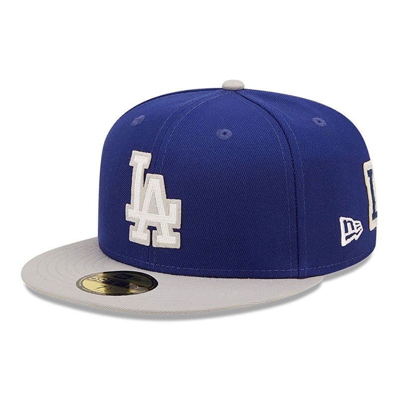 59fifty New Era La Dodgers Ne Letterman Fitted Gorras Azules | HI5490738