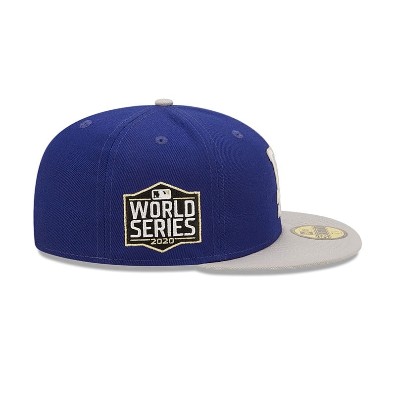 59fifty New Era La Dodgers Ne Letterman Fitted Gorras Azules | HI5490738