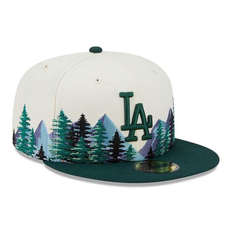 59fifty New Era La Dodgers Outdoor Fitted Blancos | BQ1243765