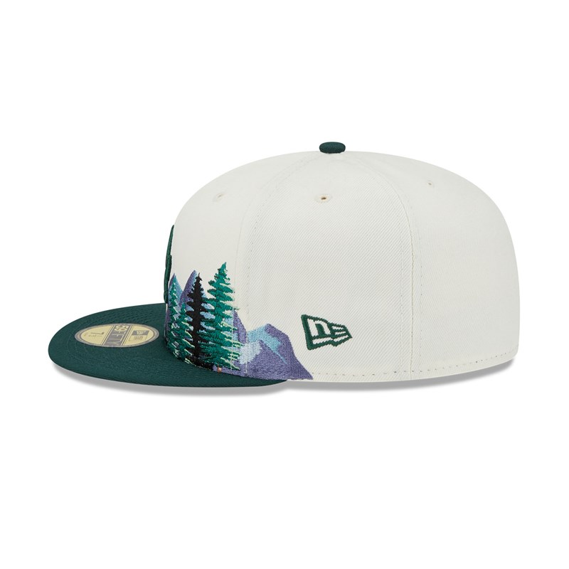 59fifty New Era La Dodgers Outdoor Fitted Blancos | BQ1243765