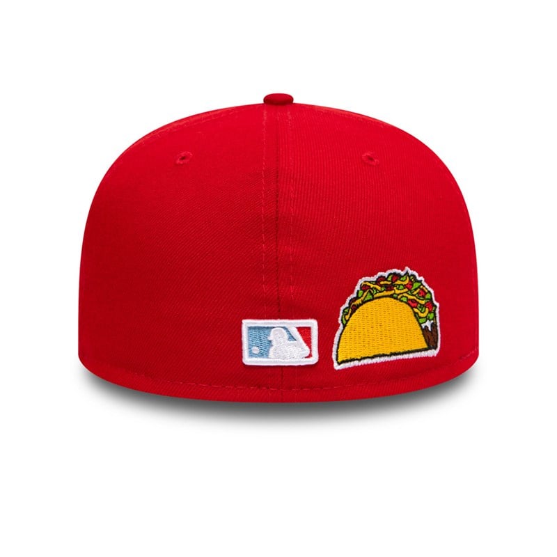 59fifty New Era La Dodgers Palm Taco Gorras Rojos | PX9835420