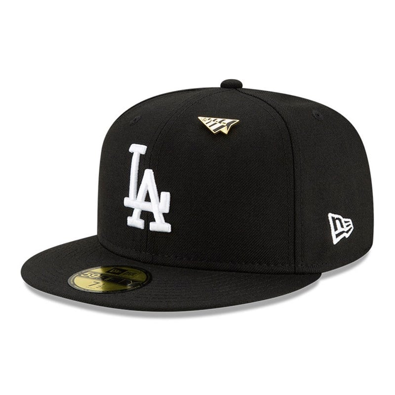 59fifty New Era La Dodgers Paper Planes X MLB Fitted Gorras Negros | YS5140938