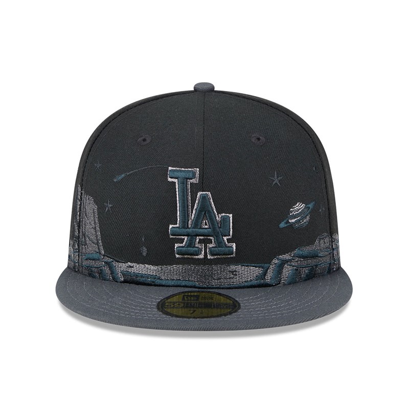 59fifty New Era La Dodgers Planetary Fitted Gorras Negros | JP5217480