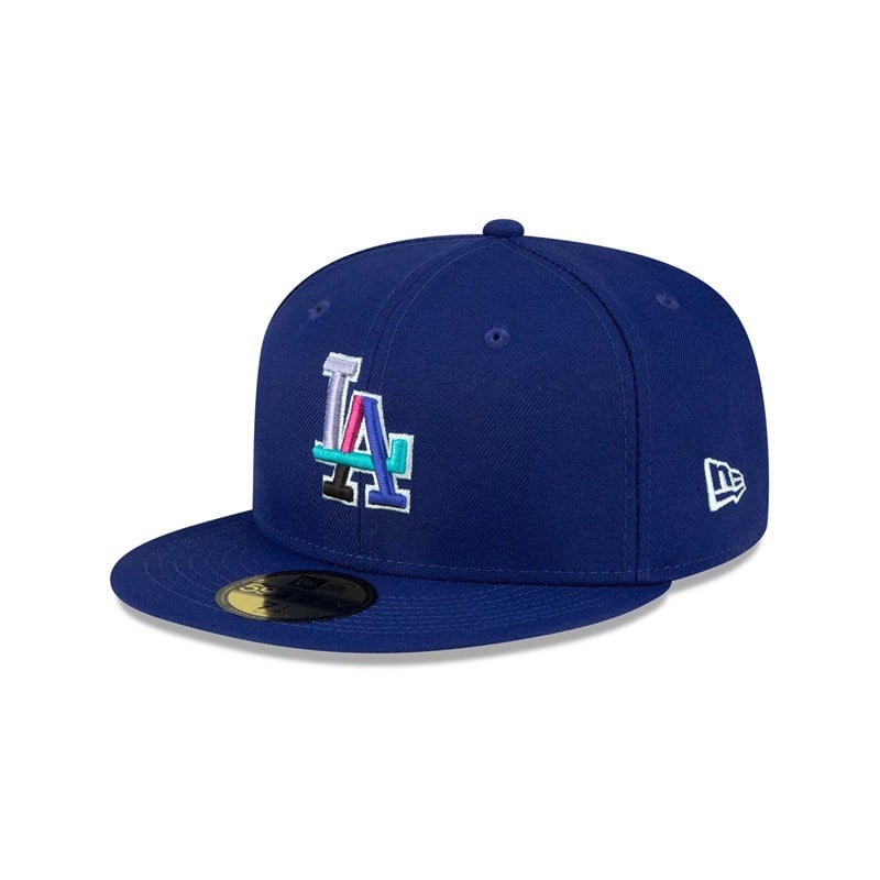 59fifty New Era La Dodgers Polarlights Fitted Gorras Azules | HC3159487