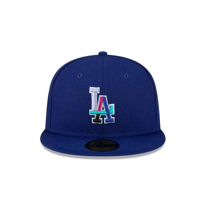 59fifty New Era La Dodgers Polarlights Fitted Gorras Azules | HC3159487