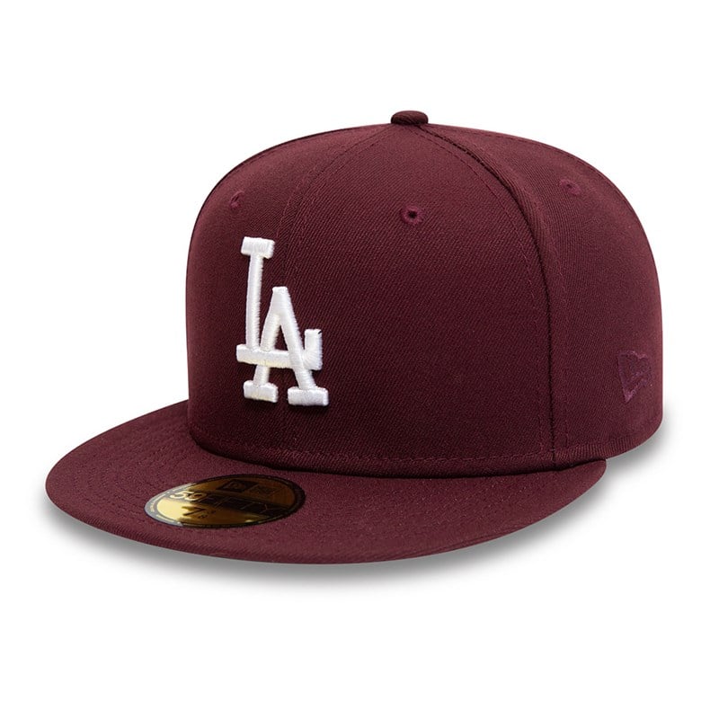 59fifty New Era La Dodgers Side Patch Fitted Gorras Rojos | DG5321876