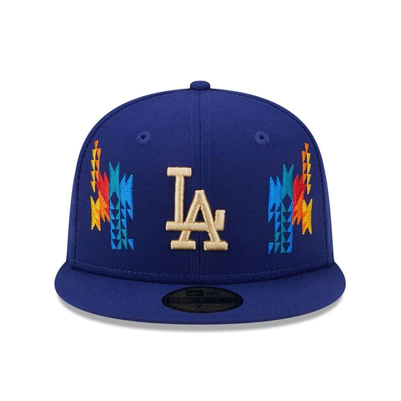 59fifty New Era La Dodgers Southwestern Fitted Gorras Azules | BW4653912