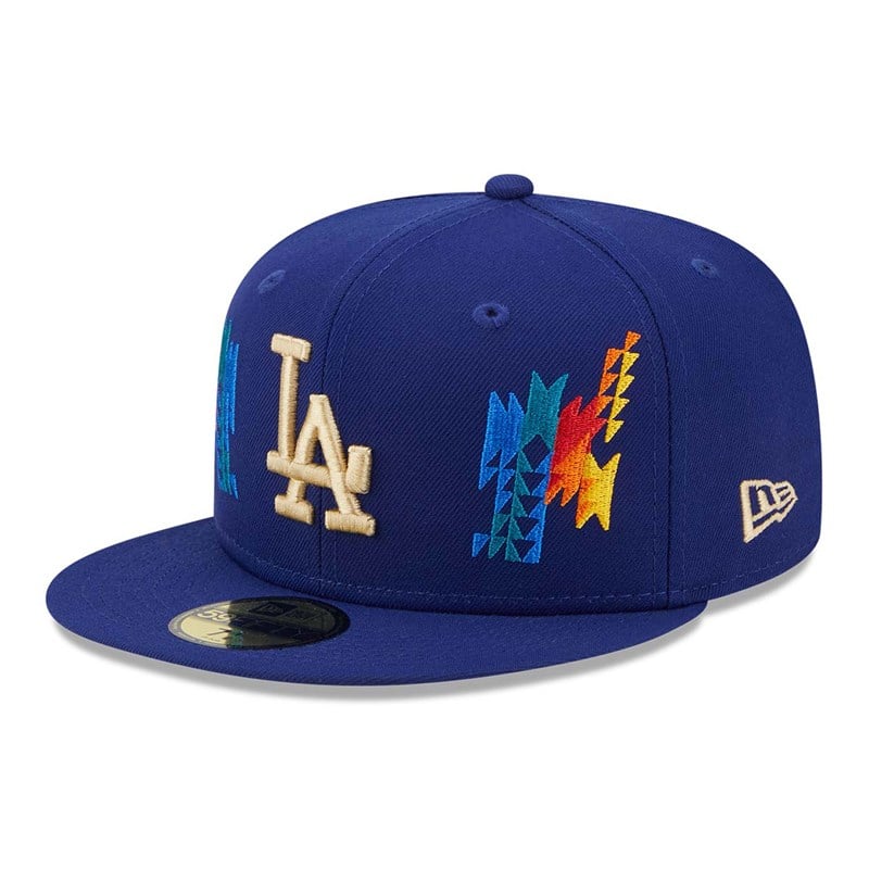 59fifty New Era La Dodgers Southwestern Fitted Gorras Azules | BW4653912