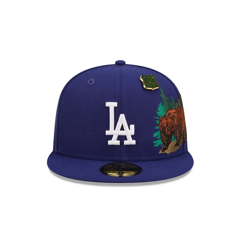 59fifty New Era La Dodgers State Park Fitted Gorras Azules | ZF6915082