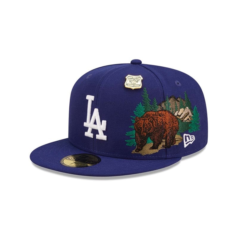 59fifty New Era La Dodgers State Park Fitted Gorras Azules | ZF6915082