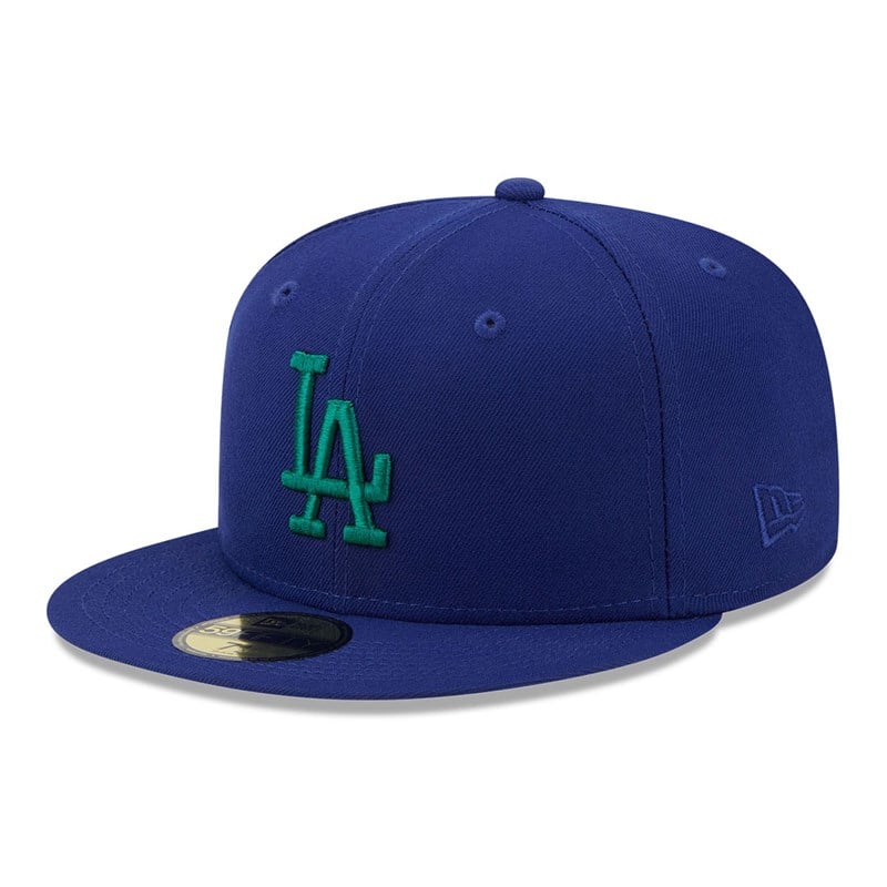 59fifty New Era La Dodgers State Tartan Fitted Gorras Azules | AI6103279