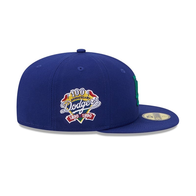 59fifty New Era La Dodgers State Tartan Fitted Gorras Azules | AI6103279