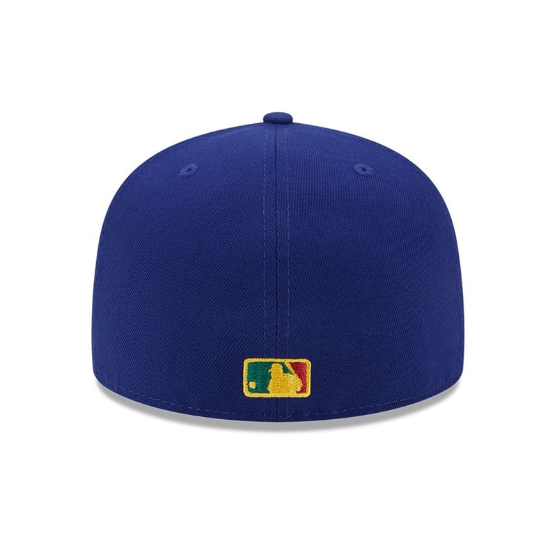 59fifty New Era La Dodgers State Tartan Fitted Gorras Azules | AI6103279